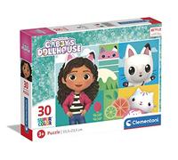 Clementoni - Puzzle Casa delle bambole Gabbys 30 pezzi - 1-39 Pezzi