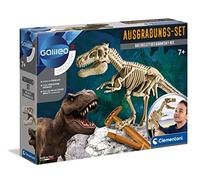 Clementoni Galileo Discovery - Kit scavo Lo Scheletro del Gigante T-Rex Giocattolo per Bambini dai 7 Anni in su, Scavare fossili con Martello e scalpello, per Piccoli ricercatori 69491