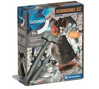 Clementoni Galileo Discovery - Set esploratore di pietre meteorite originali con meteorite reale, martello e scalpello, per bambini dai 7 anni in su, 59309