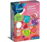 Clementoni Galileo Lab - Balsamo per labbra giocattolo per bambini dai 8 anni in su, cosmetici fai da te, kit di esperimenti colorati per piccoli appassionati di bellezza Clementoni 59115