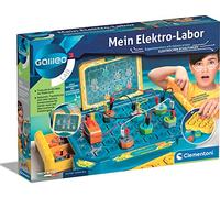 Clementoni Galileo Lab - Il mio laboratorio elettrico, emozionante scatola per esperimenti, kit elettronico con sensori ed effetti luminosi, per bambini dagli 8 anni in su, Clementoni 59292
