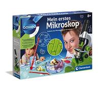 Clementoni Galileo Lab - Il mio primo microscopio, giocattolo per bambini dagli 8 anni in su, emozionante laboratorio di biologia per piccoli ricercatori, microbiologia per scolari Clementoni 59120