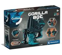 Clementoni Galileo Robotic Gorilla Bot 59479 - Robot giocattolo a forma di scimmia, per bambini dagli 8 anni in su, include il proprio assemblaggio per la pazienza e il pensiero logico