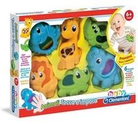 Clementoni Gioco Clementoni Animali Tocca e Impara per bambini 6+ mesi
