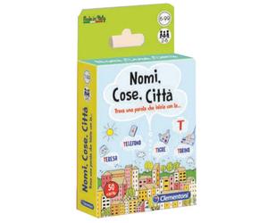 Clementoni Gioco Clementoni Nomi Cose Città, carte da tavolo