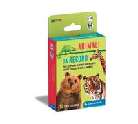 Clementoni Gioco da Tavolo Baby Animali da Record - 50 Carte Multicolore