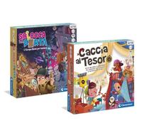 Clementoni Gioco da Tavolo Caccia al Tesoro e Sblocca la Porta, Bambini 6+
