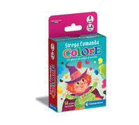 Clementoni Gioco da Tavolo Strega Comanda Colore - Educativo Multicolore