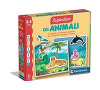 Clementoni Gioco educativo Gli Animali 3-5a SAPIENTINO BABY MONTESSORI 16867