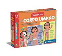 Clementoni Gioco educativo Il Corpo Umano 4-6a SAPIENTINO BABY MONTESSORI 16876
