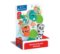 Clementoni - Giostra Round & Round da Tavolo Animali 12/36+ M