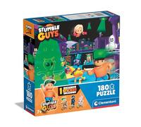 Clementoni Guys-180 Pezzi Bambini 7 Anni, Puzzle Personaggi Stumble Guys Videogioco, Gaming, Made In Italy, 29324, Multicolore