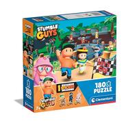 Clementoni Guys-180 Pezzi Bambini 7 Anni, Puzzle Personaggi Stumble Guys Videogioco, Gaming, Made In Italy, 29322, Multicolore