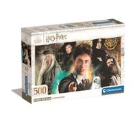 Clementoni 35534 Harry Potter Jigsaw 500 Pieces-Poster Included, Puzzle for Adul