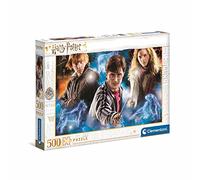 Clementoni Harry Potter-Puzzle Adulti 500 Pezzi, Made in Italy, Multicolore, 540 gr, 35082