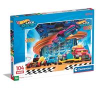 Clementoni Puzzel Super Hotwheels - 104 Stukjes - Supercolor Puzzel Voor Kindere