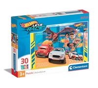 Clementoni- Hot Wheels Supercolor Wheels-30 Pezzi Bambini 3 Anni, Puzzle Cartoni Animati, Made in Italy, Multicolore, 20284