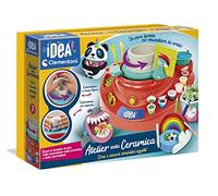 Clementoni Idea - Atelier della Ceramica, Gioco d'Arte per Bambini 7+ Anni, Set Creativo con Tornio Elettrico, Argilla e Accessori per Modellare Tante Creazioni, Made in Italy, Lingua Italiana, 18693