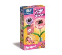 Clementoni Idea - Create your Flowers Anemone, Kit Creativo per Realizzare 2 Anemoni in Carta Crespa, Gioco Creativo per Bambini 7+ Anni, Made in Italy, 18346