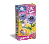 Clementoni Idea - Create your Flowers Anemone, Kit Creativo per Realizzare 2 Anemoni in Carta Crespa, Gioco Creativo per Bambini 7+ Anni, Made in Italy, 18346