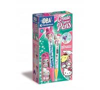 Hello Kitty: Set per creare penne Hello Kitty e My Melody - 2 pezzi