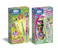 Clementoni Idea Create Your Pens Set 6 Penne Tropical e Butterflies, 83217