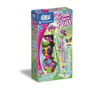 Clementoni Idea - Create Your Pens: Wonderful Butterflies, Laboratorio delle Penne Personalizzate, Kit Creativo per Bambini 6+ Anni, con 3 Penne Personalizzabili con Inchiostri e Accessori, 18873