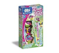 Clementoni Idea - Create Your Pens: Wonderful Butterflies, Laboratorio delle Penne Personalizzate, Kit Creativo per Bambini 6+ Anni, con 3 Penne Personalizzabili con Inchiostri e Accessori, 18873