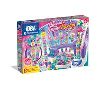 Clementoni Idea - Laboratorio delle Penne Message, Kit Creativo per Bambini 6+ Anni, con 100+ Accessori e 8 Penne Personalizzabili con Lettere e Charms, Lingua Italiana, 18219
