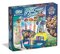 Clementoni My Pen Atelier Paw Patrol, set di penne fai da te con 5 penne e personaggi, decorazioni e adesivi, giocattolo creativo e set regalo per bambini dai 6 anni in su, 18381