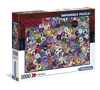 Clementoni Impossible-1000 teile Stranger Things Italy Puzzle, Multicolore, 1000 Impossible, 39528