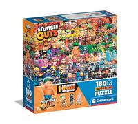 Clementoni Impossible 180 Pezzi Bambini 7 Anni, Puzzle Personaggi Stumble Guys Videogioco, Gaming, Made In Italy, 29321, Multicolore
