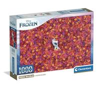 Clementoni - Impossible Puzzle 1000 Pezzi per Adulti e Ragazzi, Tema Disney Frozen con Poster Incluso, Compact Box, Idea Regalo Uomo e Donna, Made in Italy, 70x50 cm, 39929