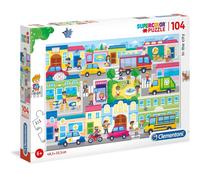 PUZZLE CLEMENTONI In the City - 104 Pezzi in Cartone per 6-8 anni - Tema: Città