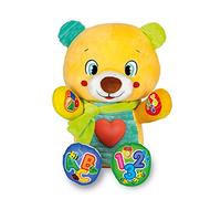 Clementoni- Interactive Baby Bear Giocattolo per Neonati-età 0 Mesi in più, Multicolore, 61534