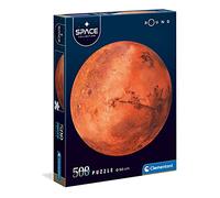 Clementoni CLM35107 Puzzle da 500 Pezzi Round - Space Collection: Marte