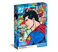 Clementoni Jigsaw Puzzle 1000 pieces, Superman DC Comics, Puzzle for Adults, Com