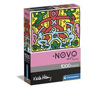 Clementoni- Keith Haring Haring-1000 Pezzi Adulti, Arte, Puzzle Quadri Famosi, Made in Italy, Multicolore, 39757