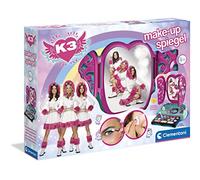 Clementoni Kit Art & Crafts K3 - Make Up Spiegel, Trucco di giocattoli, Trucco per bambini, Kit di Design Moda per Bambini, 6-8 anni, 66966
