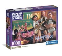 Clementoni Puzzle 1000 Pezzi per Adulti e Ragazzi, Illustrazione con Tema K-pop Demon Hunters, Idea Regalo, Made in Italy, 70x50 cm, Poster Incluso, 37126