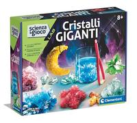 Clementoni - Laboratorio Cristalli - Cristalli Giganti - Scienza e Gioco Lab, Esperimenti Mineralogia per Bambini 8 Anni, Versione In Italiano, Made In Italy, 19232