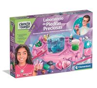 Clementoni - Laboratorio di pietre preziose - Set per imparare tutto sulla scienza dei cristalli e delle pietre - Bambini a partire da 8 anni - 55631