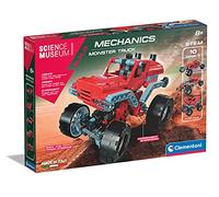 Clementoni - Laboratorio meccanico del museo della scienza: kit di costruzione STEM Monster Truck, costruisci 10 modelli! (8+ anni)