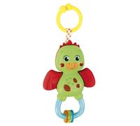 Baby clementoni - little dragon rattle - sonaglino neonato con massaggiagengive