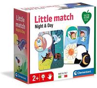 Clementoni Puzzle Little Match Giorno e Notte – 6 mini tessere a incastro, multicolore