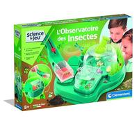 CLEMENTONI - L'Osservatorio degli Insetti - Kit Scientifico per Osservare la Natura dai 7 Anni - Lente d'ingrandimento, Scatola di Osservazione e Spine - Gioco di Risveglio Biologico per Bambini