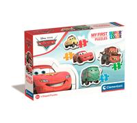 CLEMENTONI My First Puzzles Super Color - Disney Cars - 4 Puzzle 2+