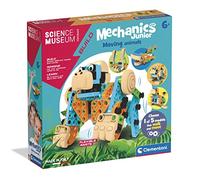 Clementoni- Maker's Lab-Moving Animals-Made in Italy-Set da Costruzione per Bambini dai 6 Anni in su, Versione Inglese, Small, 61735