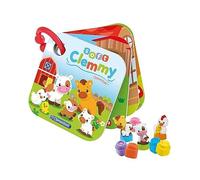 Clementoni Mamma e Cuccioli della Fattoria Gioco per Bambini, Multicolore, 17174