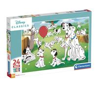Clementoni - 24245 - Supercolor Puzzle - Disney Classics - 24 Pezzi - Puzzle Bambini 3 Anni, Puzzle Cartoni Animati - Made In Italy